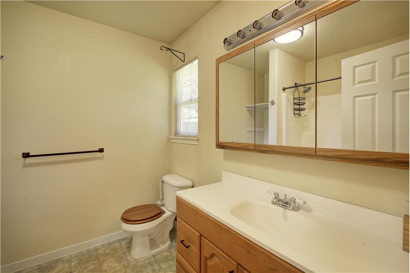 Private primary bathroom