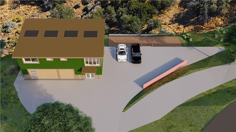 Current design lends itself to a 2/2 with 3+ gar, OR a 1/1 with full studio w/3+ gar, OR a 3/2 with a 2+ car gar.