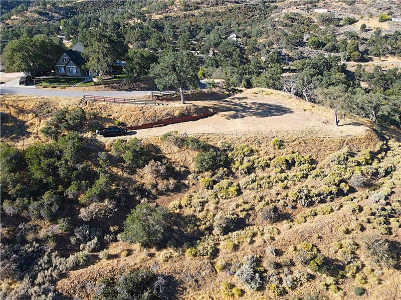 The previous owner terraced the lot...