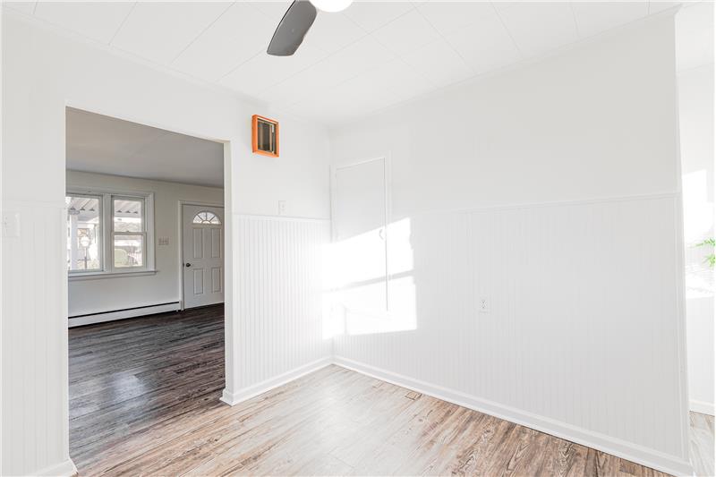 Eat-in kitchen with lots of natural light