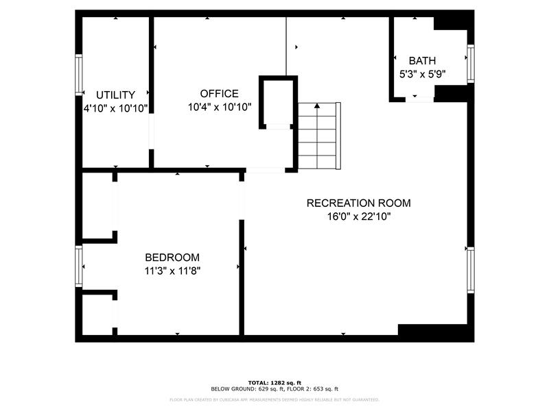 Lower Level Floor Plan