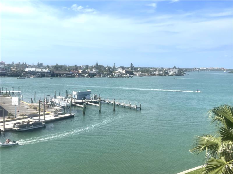 Balcony View of Gas Docks - Fishing Charter Boats