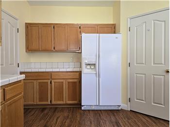 Modern cabinetry and clean lines that echo the contemporary feel.