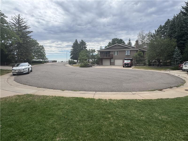 View of cul-de-sac from lot