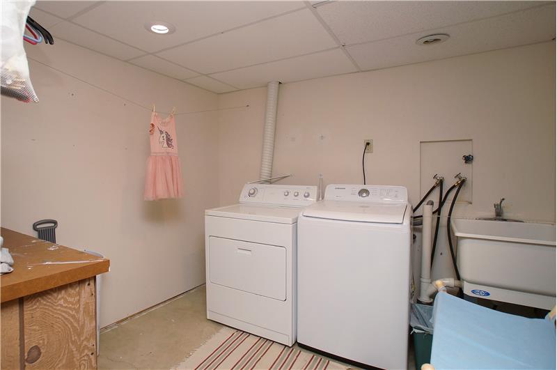 Laundry room lower level