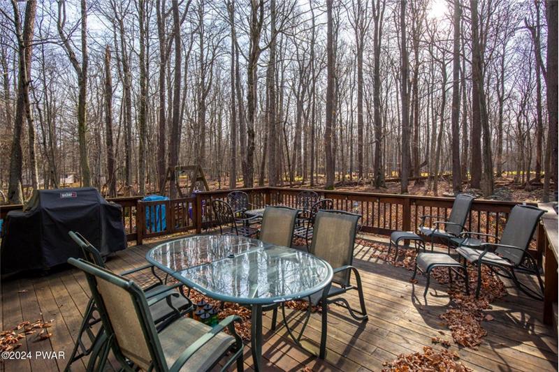 Expansive Back Deck