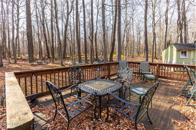 Expansive Back Deck