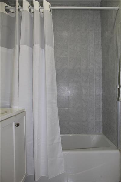 Shower Over Tub with Tile Surround