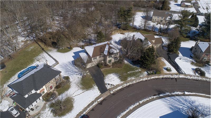 1013 Winding River Lane Aerial Front View