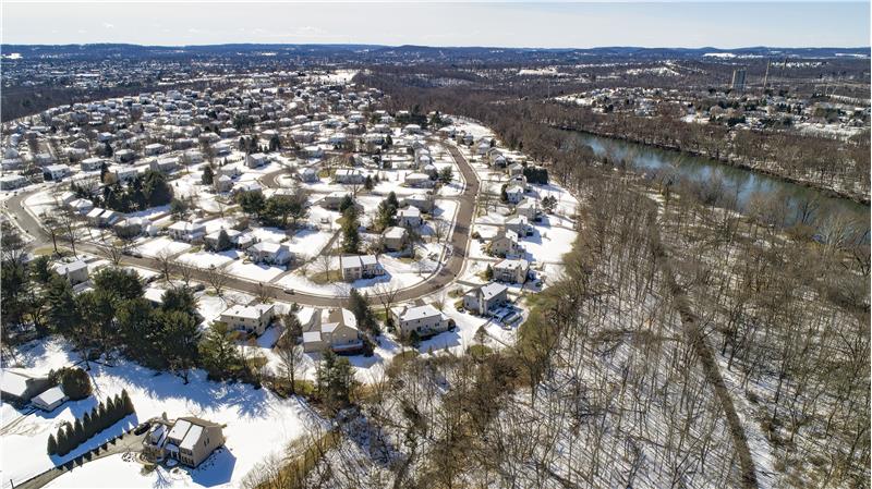 1013 Winding River Lane Aerial Neighborhood View