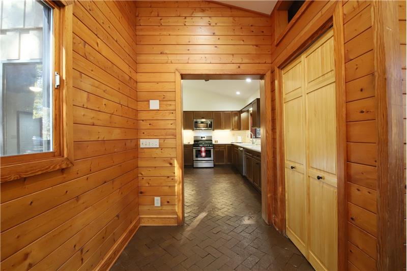 Brick & Wood Flooring Throughout