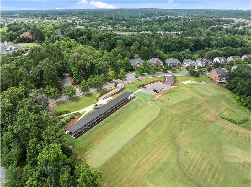 State of the art Topracer Range at Skybrook golf club