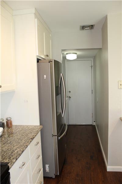 View From Kitchen to Garage Door