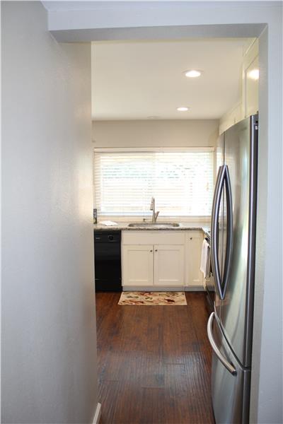 View to Kitchen from Garage door