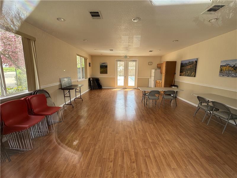 Interior of clubhouse