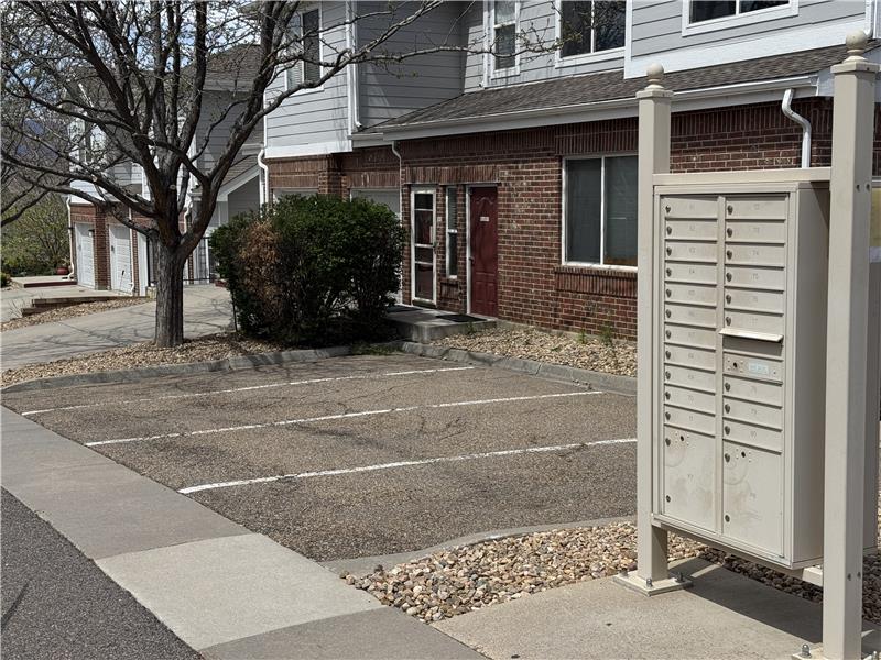 Mailboxes 100 feet away