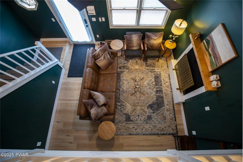 View of Living Room from Loft 