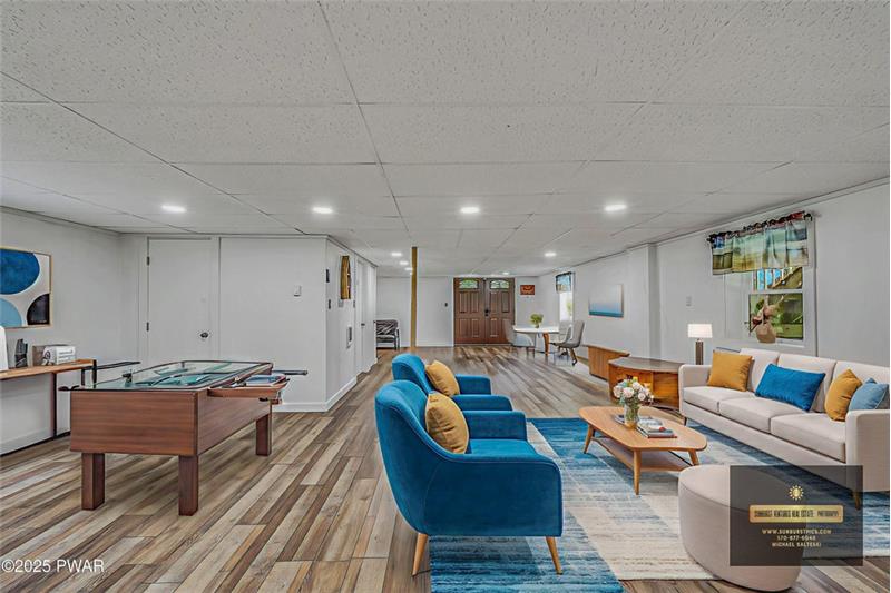 Family Room Virtually Staged