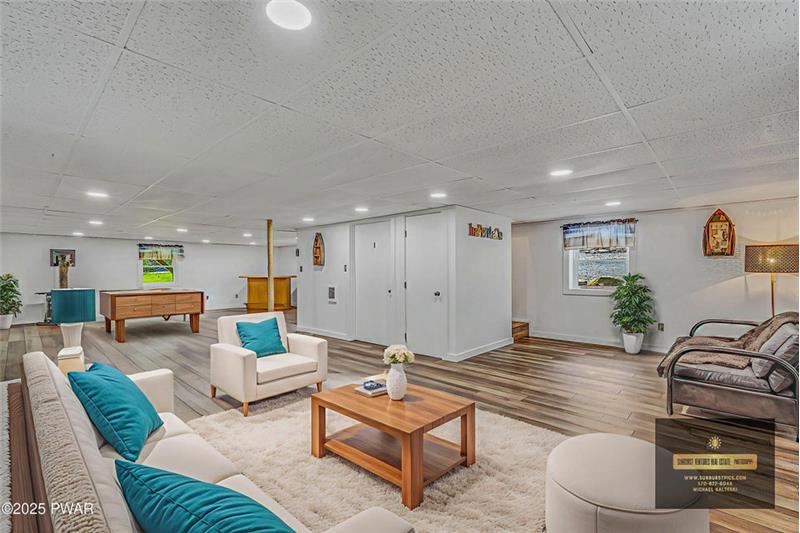 Family Room Virtually Staged