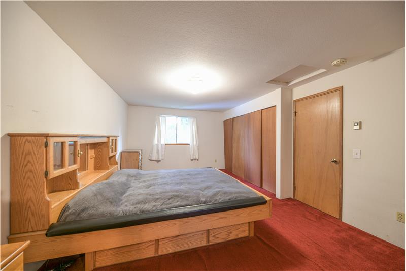 Upstairs primary bedroom.
