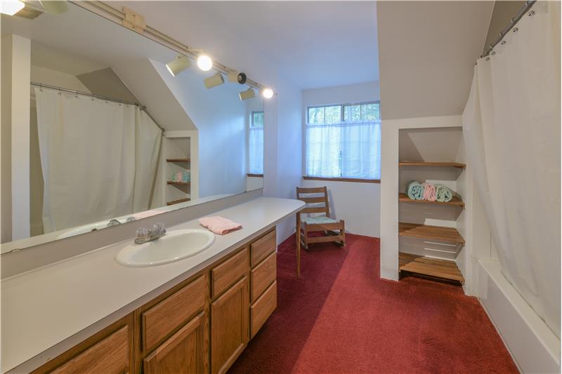 Primary bathroom.