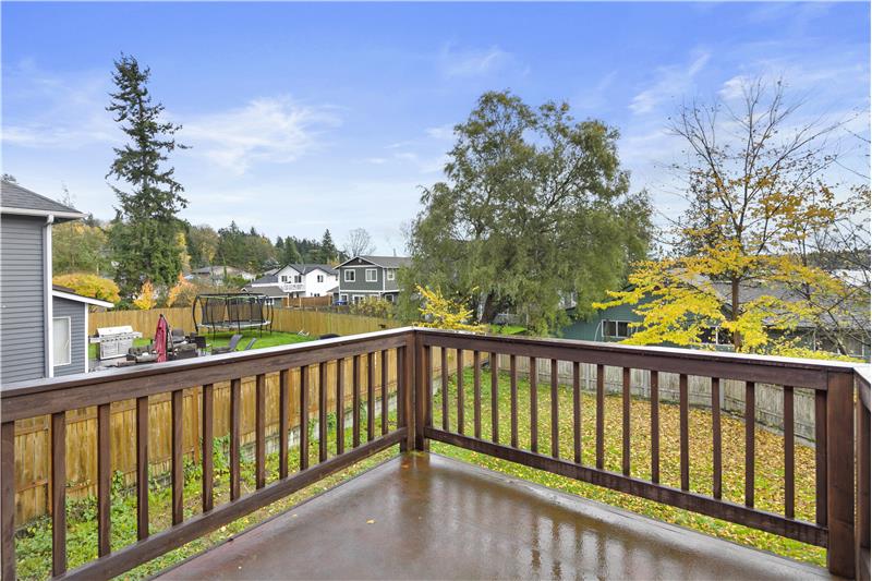Deck off of main living area