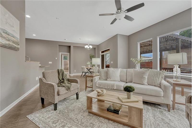 View of the Dining Area from the Great Room.