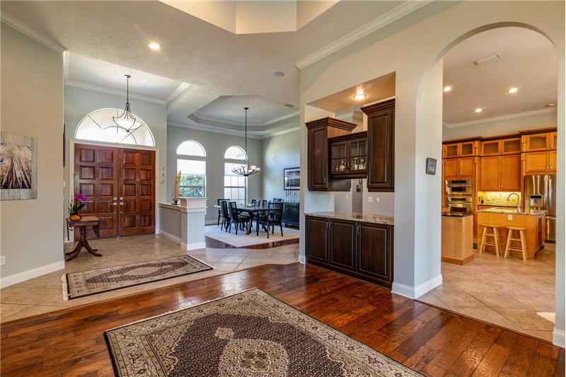 Living Room View to Foyer