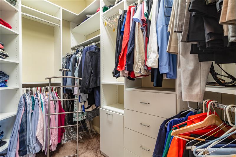 Dual Walk In Closets