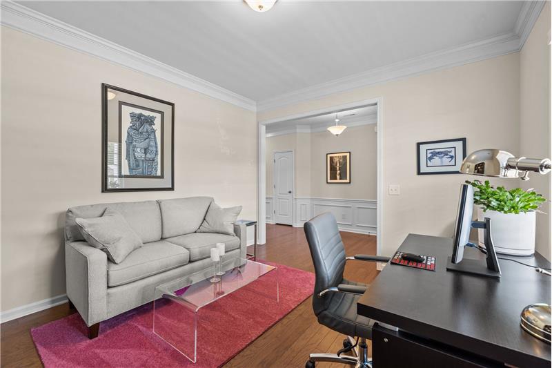 Front room can also be used as a formal living or dining room den, library, music room