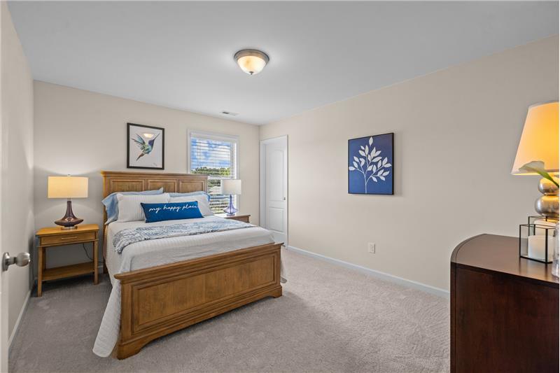 One of three additional bedrooms on second floor