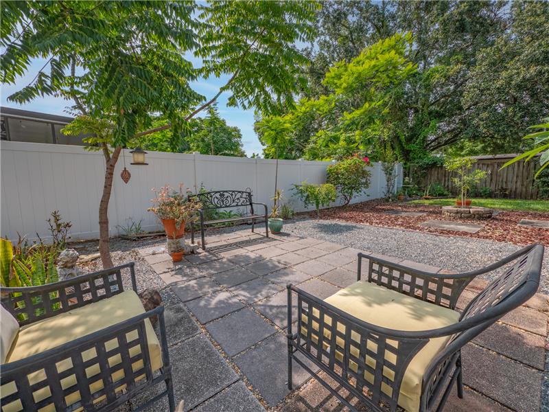 Backyard Seating Area