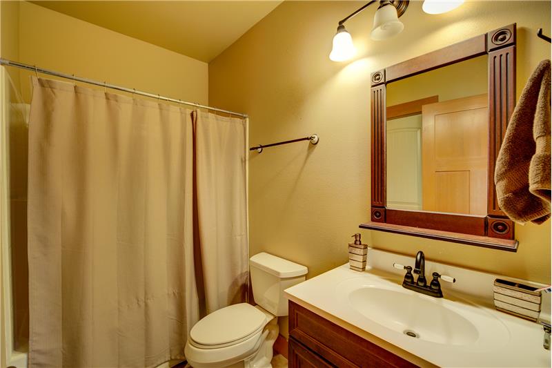Main floor bath, shared with one other person