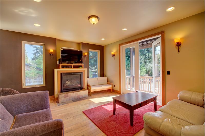 Main floor TV room/Gathering Space
