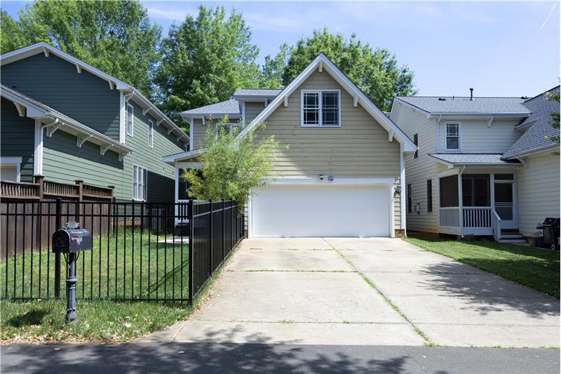 Rear Entry Garage