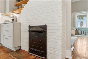 Decorative fireplace Kitchen