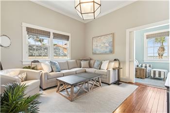 Living Room with Fireplace (capped off)