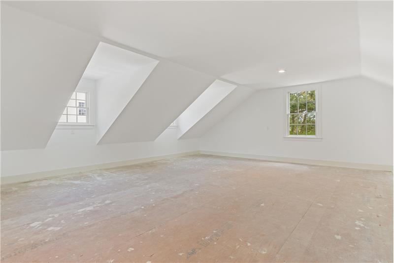 3-car conditioned garage with unfinished apartment above