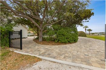 Gate entrance to the house