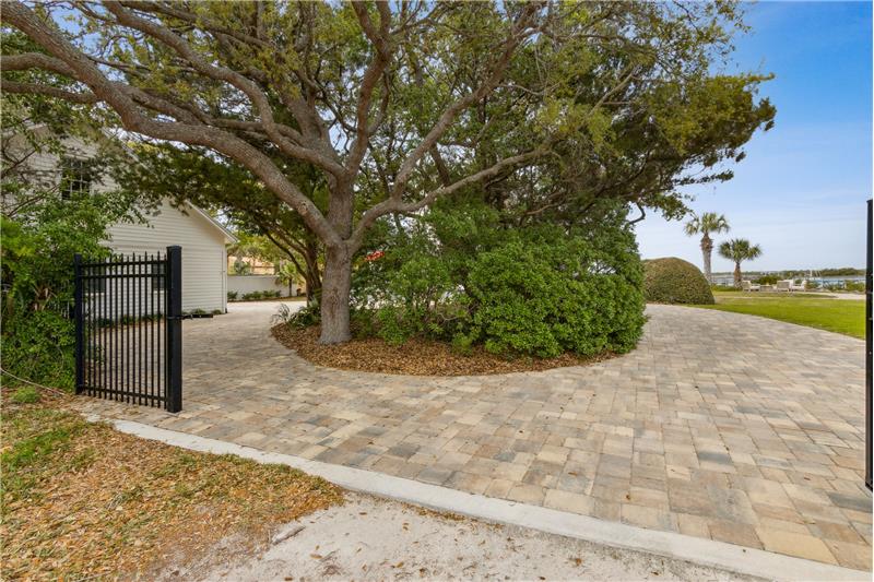 Gate entrance to the house