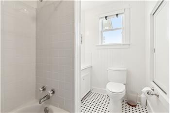 First floor full bathroom