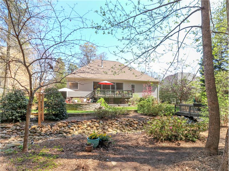 Rear view from backyard