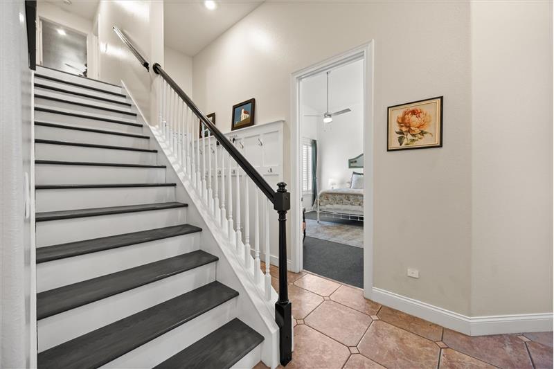 Back Hall to Bonus Room & Bedrooms 2 & 3