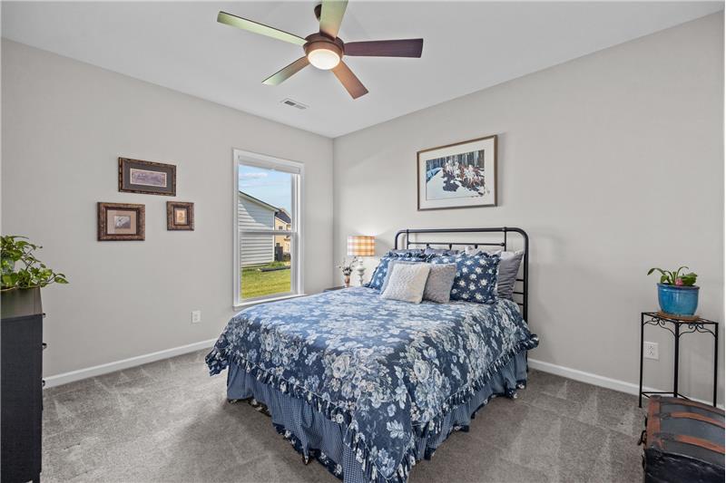 One of two additional bedrooms