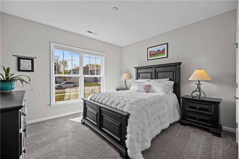 One of two additional bedrooms