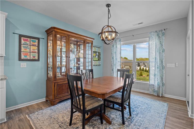 Spacious dining area ideal for holiday get-togethers and entertaining