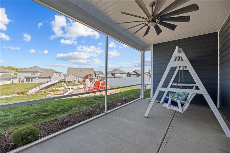 Screened porch