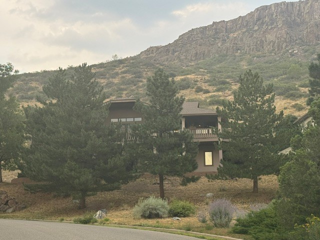 Rear view from Wyoming Street with N. Table Mtn in background