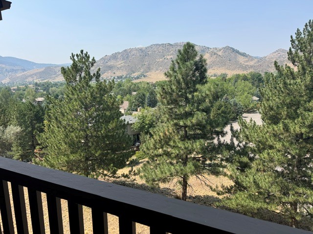 View from covered deck of Mt. Galbraith Open Space 