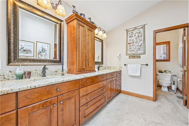 View of bathroom from tub